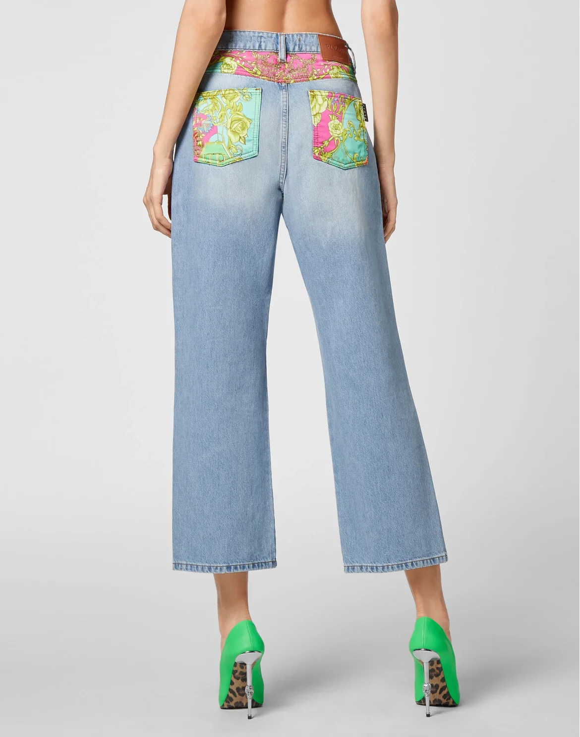 Denim Trousers Loose Fit insert New Baroque, цвет: Голубой