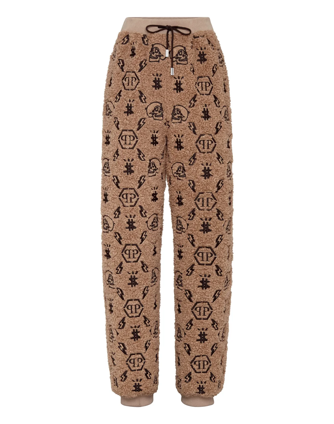 Jogging Trousers Embroidery Monogram, цвет: Бежевый