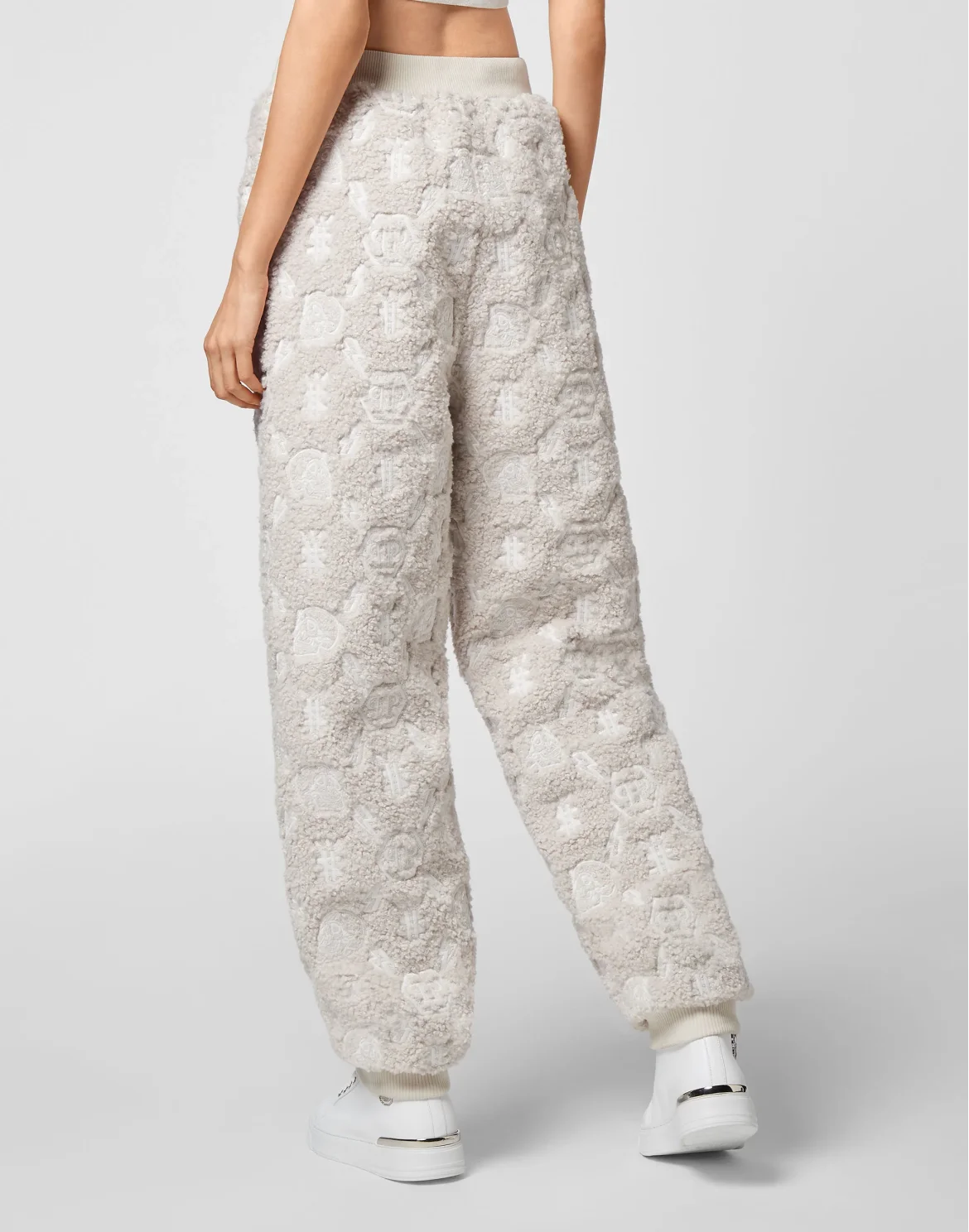 Jogging Trousers Embroidery Monogram, цвет: Бежевый
