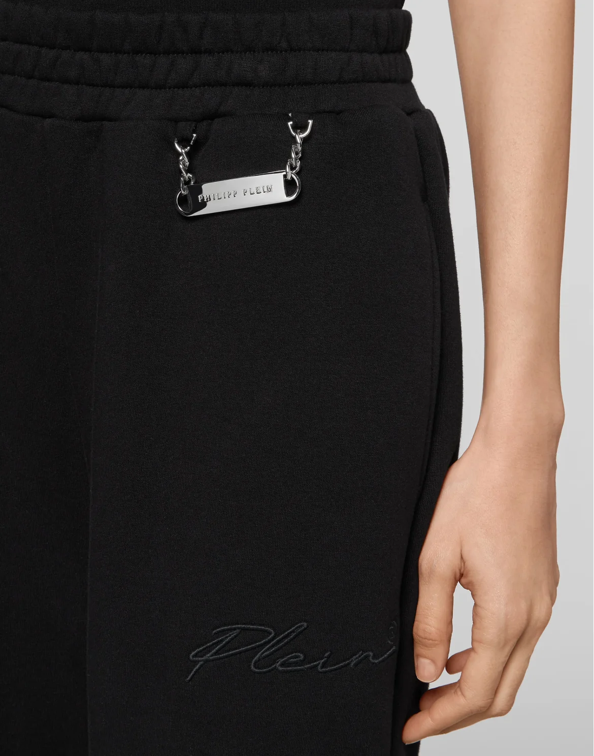 Leisurewear Trousers Embroidery Signature, цвет: Черный