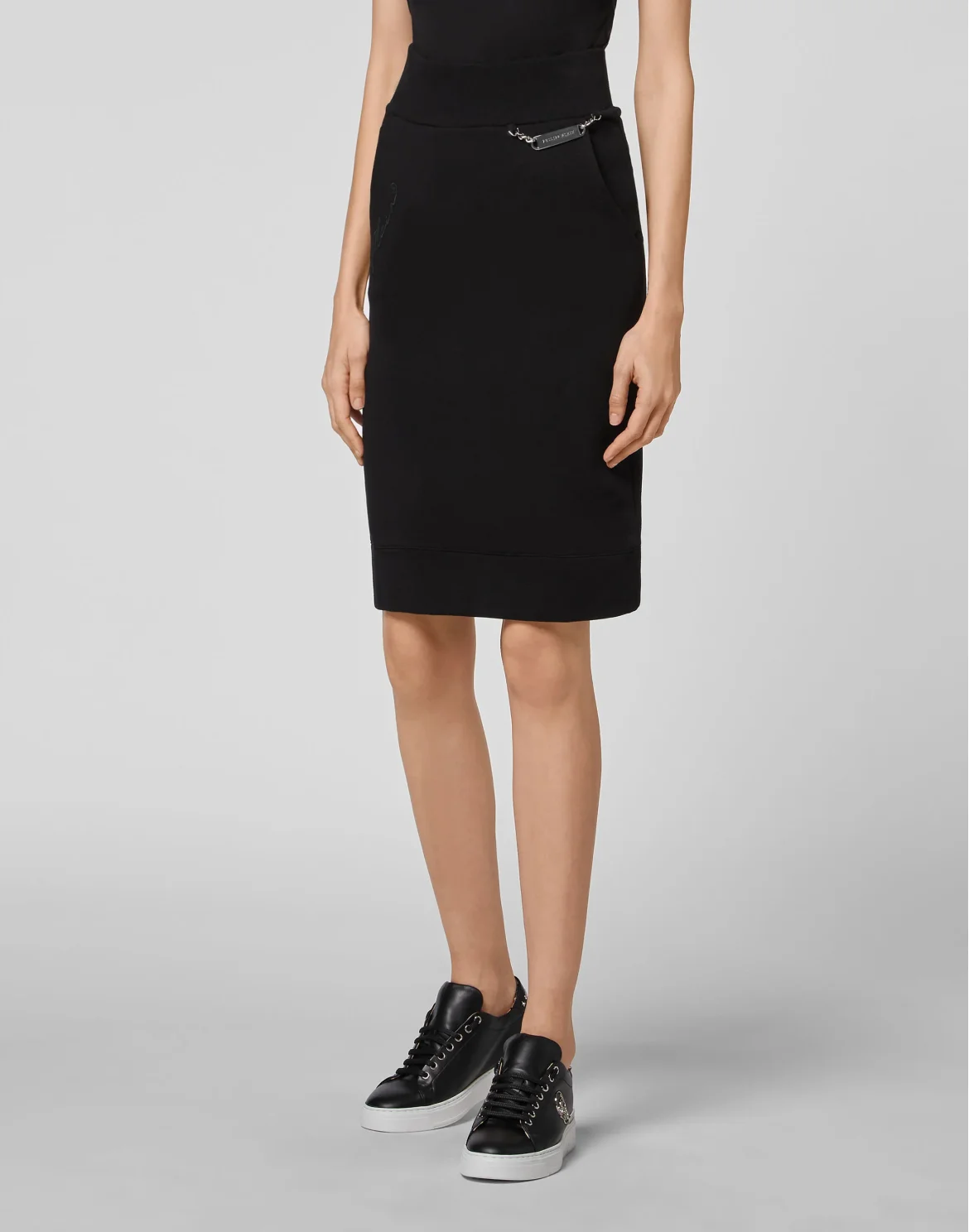 Leisurewear skirt Embroidery Signature, цвет: Черный