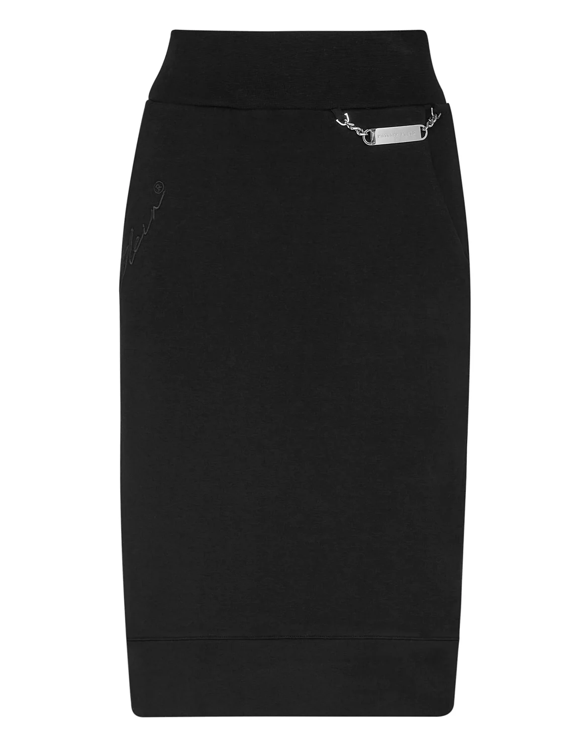 Leisurewear skirt Embroidery Signature, цвет: Черный