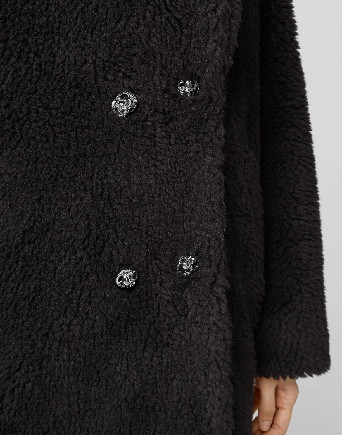 Coat Long Iconic Plein, цвет: Черный