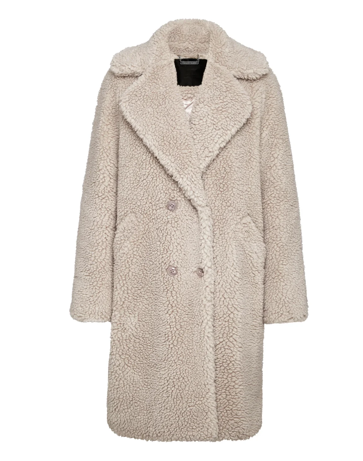 Coat Long Teddy Bear, цвет: Бежевый