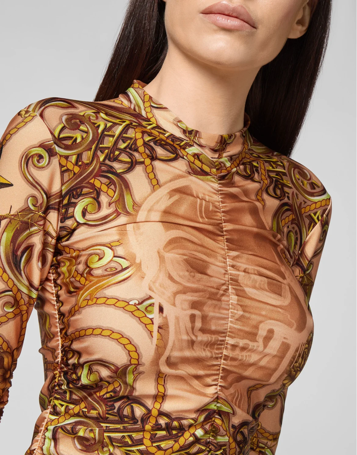 Short Dress New Baroque, цвет: Бежевый