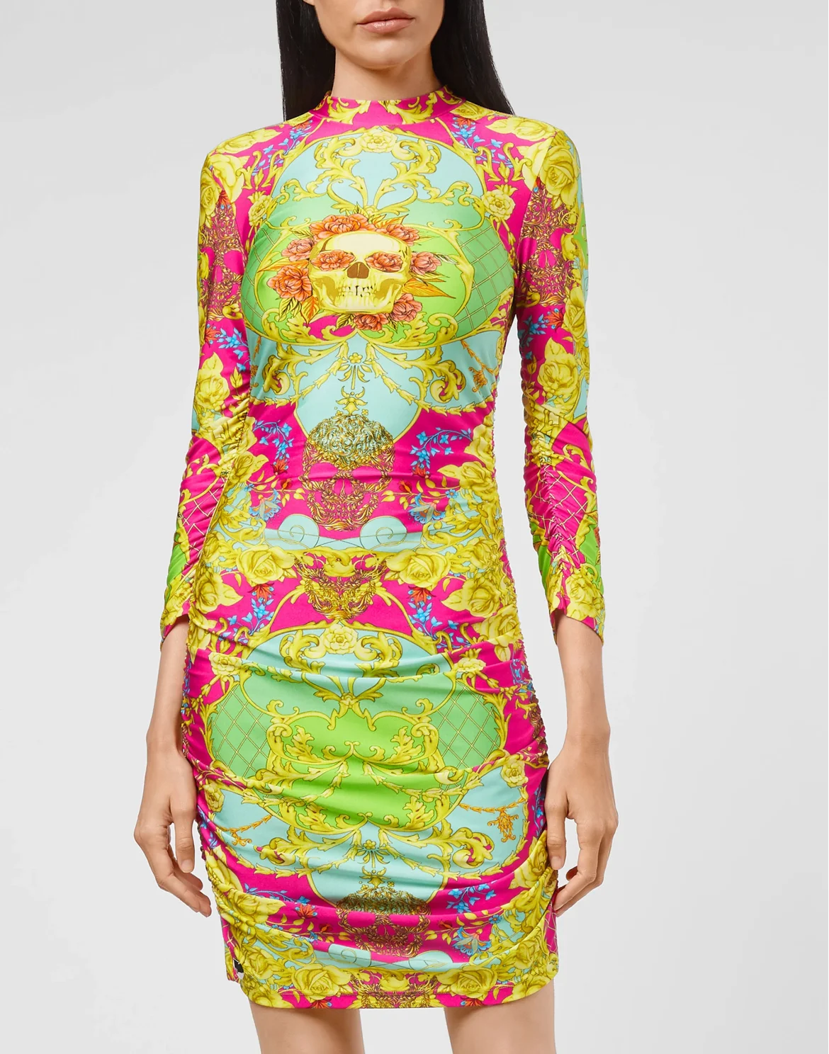 Short Dress New Baroque, цвет: Мультиколор