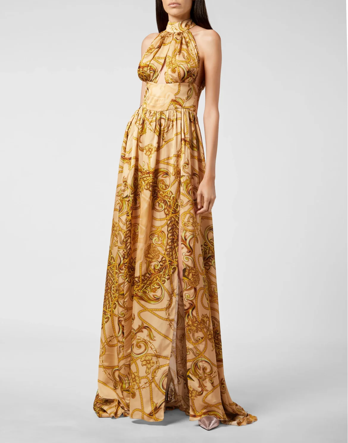 Long Dress New Baroque, цвет: Бежевый