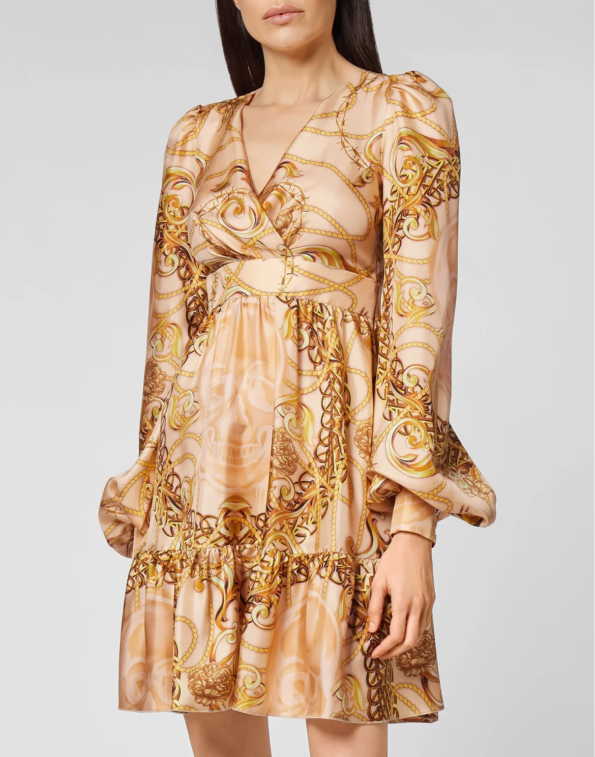 Short Dress New Baroque, цвет: Бежевый