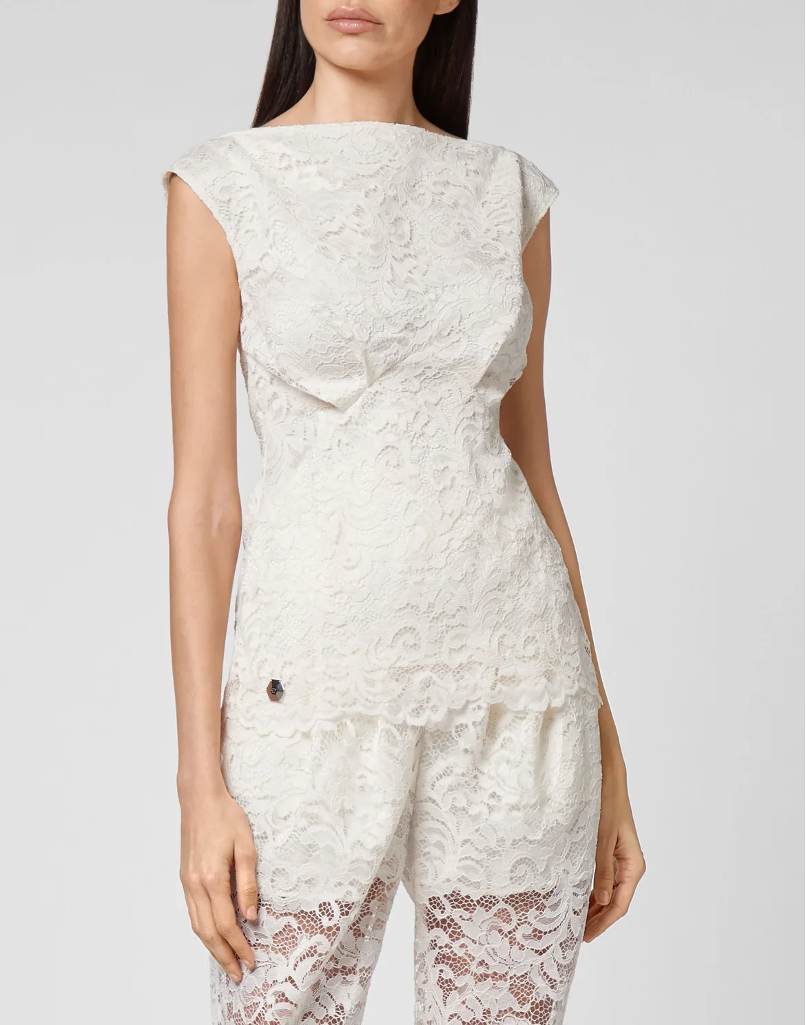 SS Top Lace, цвет: Бежевый