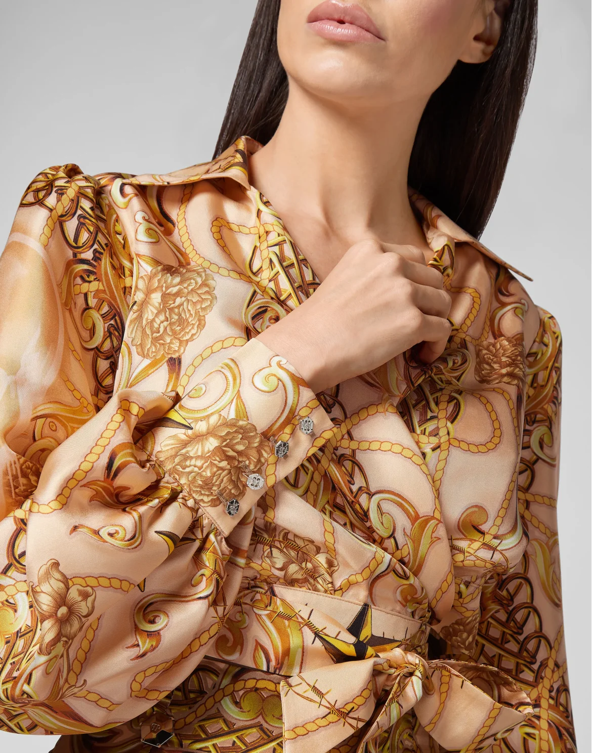 Blusa New Baroque, цвет: Бежевый