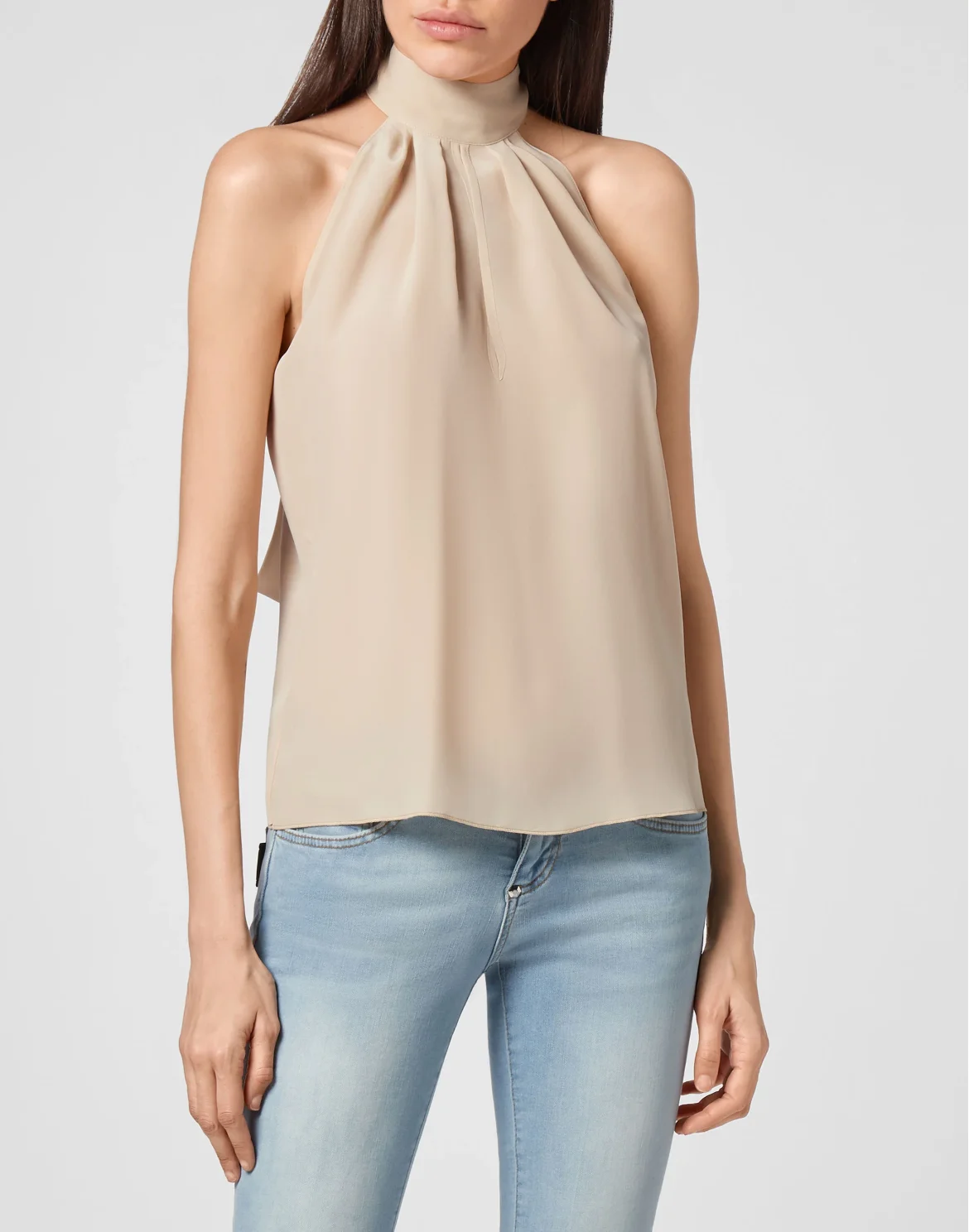 Silk Top, цвет: Бежевый