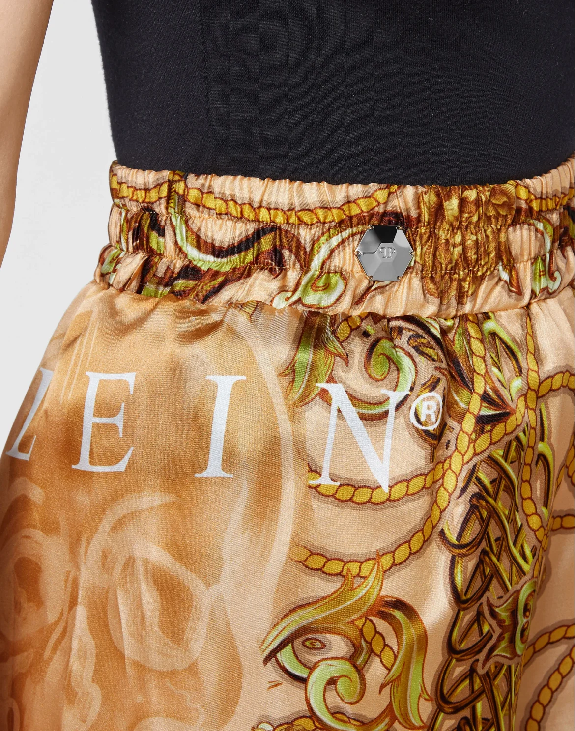 Silk Short Trousers New Baroque, цвет: Бежевый