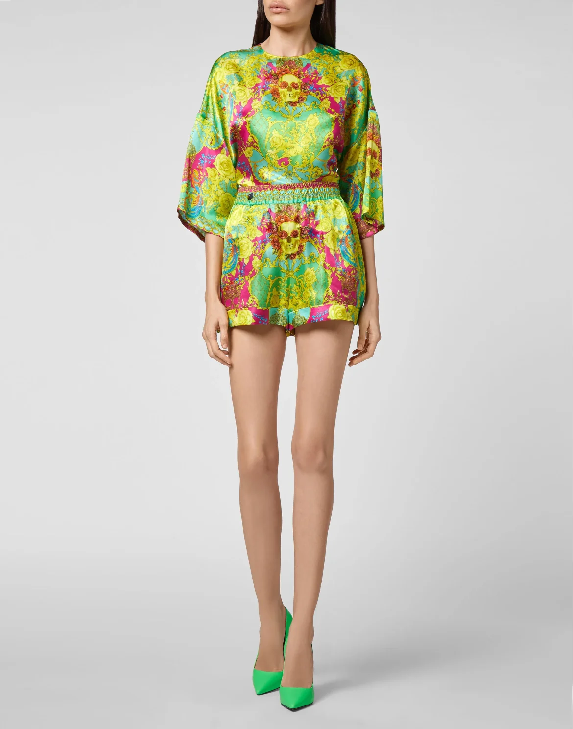 Short Trousers New Baroque, цвет: Мультиколор