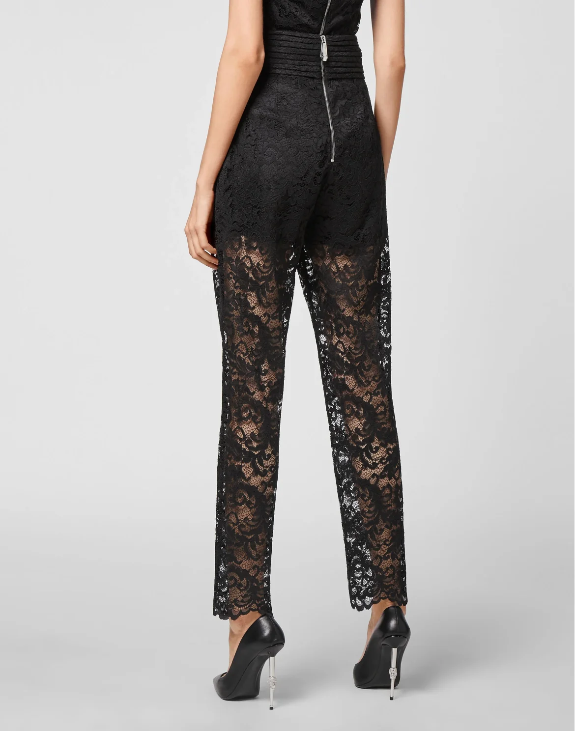 Long Trousers Lace, цвет: Черный