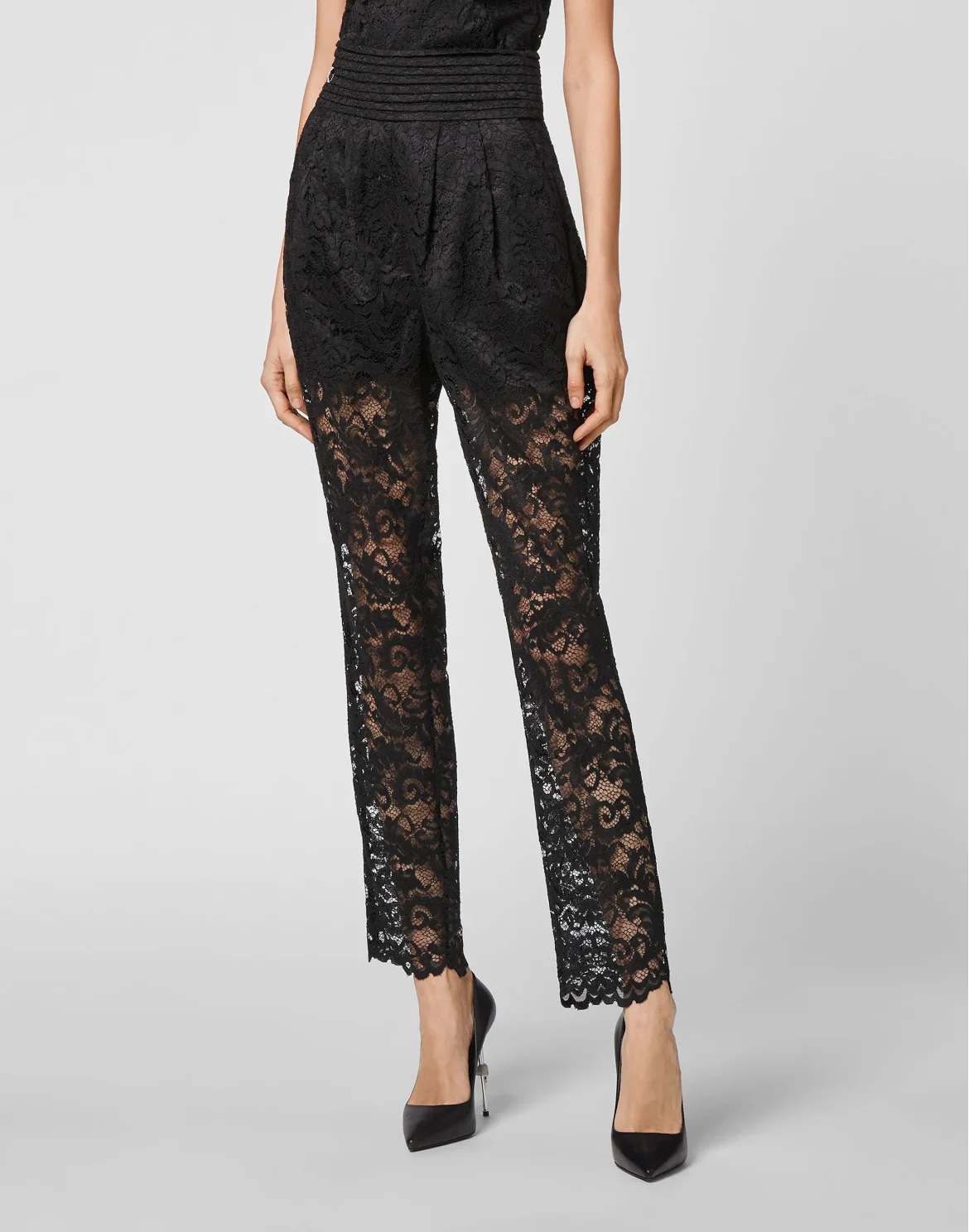 Long Trousers Lace, цвет: Черный