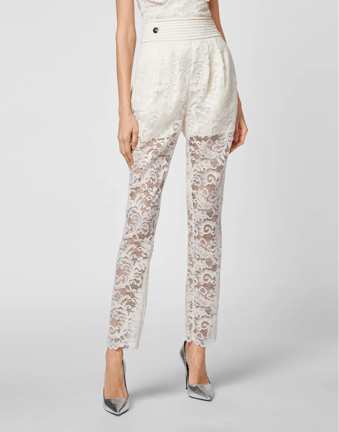 Long Trousers Lace, цвет: Бежевый