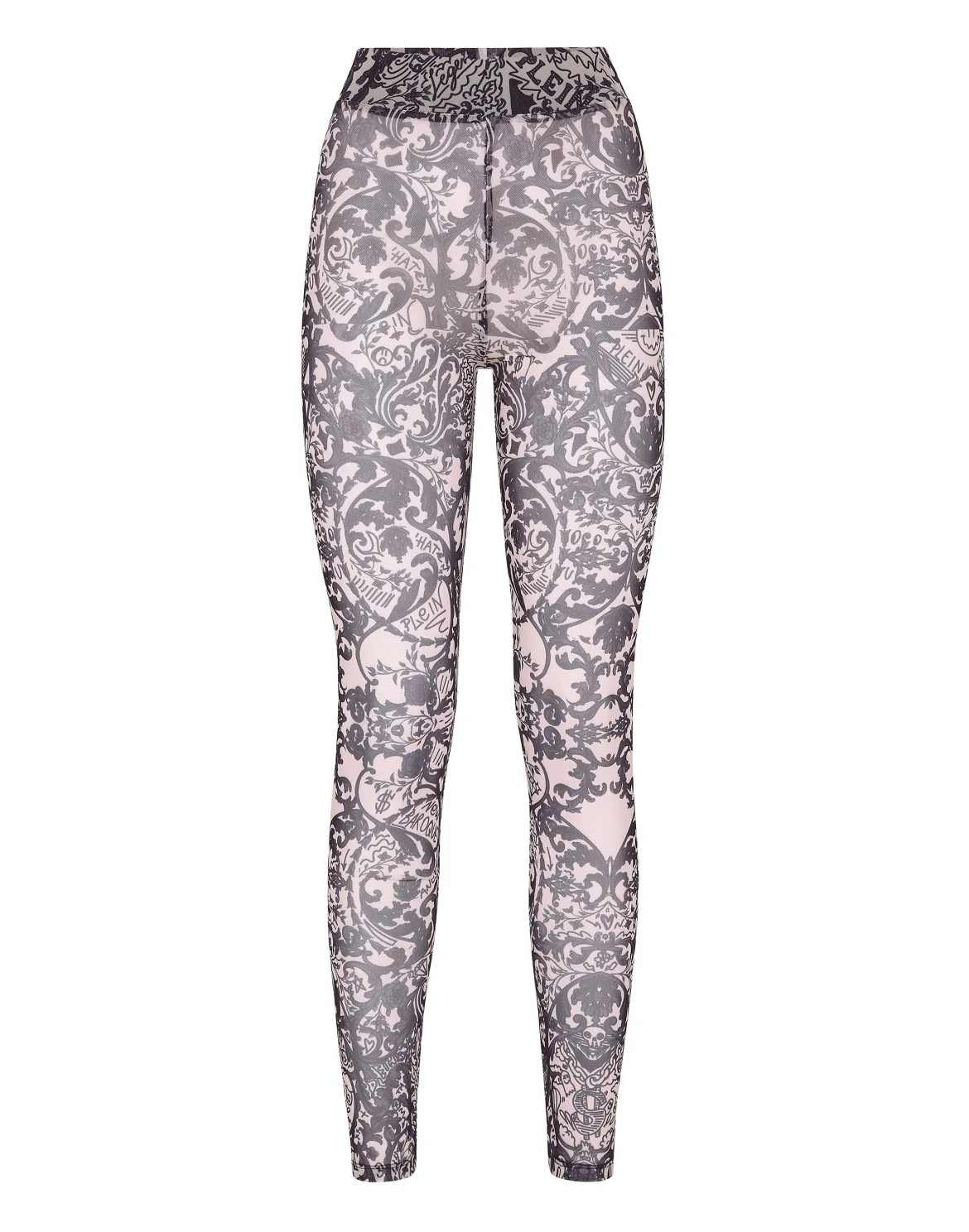 Leggings Stretch Printed Tulle New Baroque, цвет: Розовый