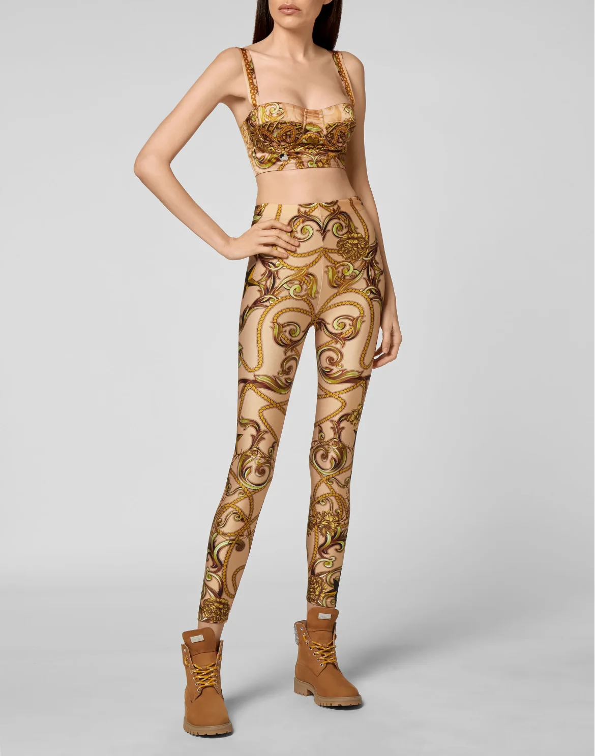 Leggings New Baroque, цвет: Бежевый