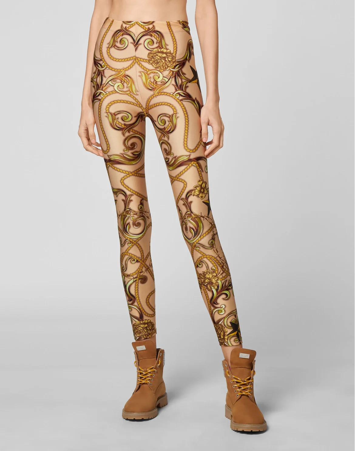 Leggings New Baroque, цвет: Бежевый