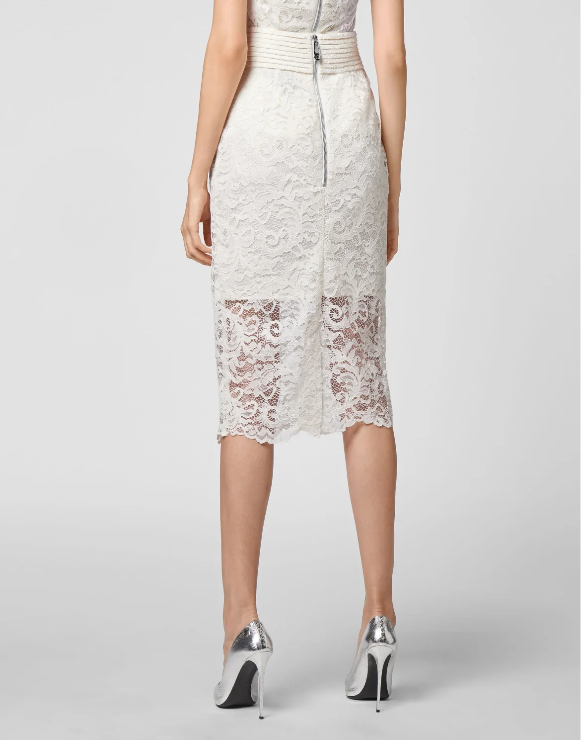 Long Skirt Lace, цвет: Бежевый