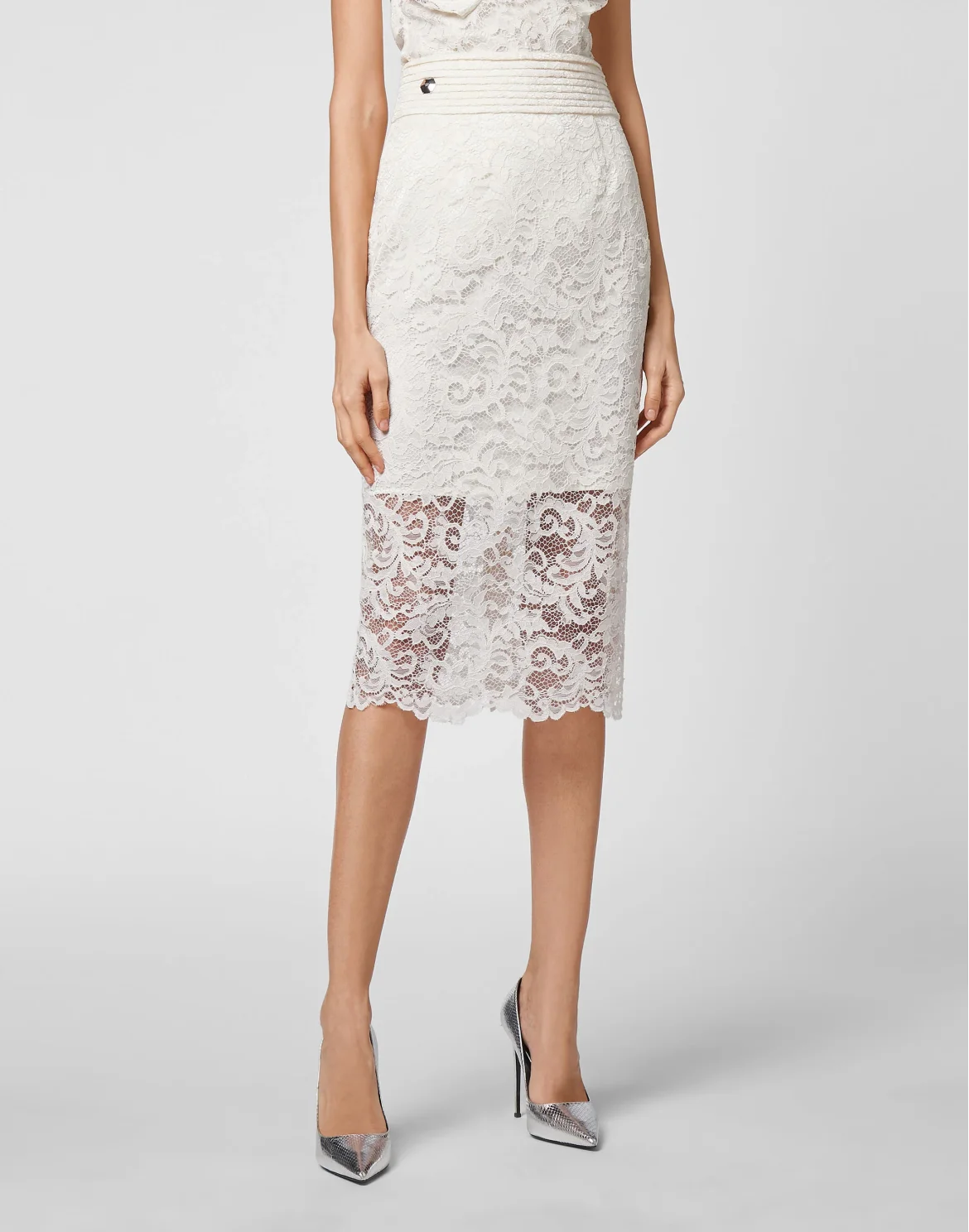 Long Skirt Lace, цвет: Бежевый