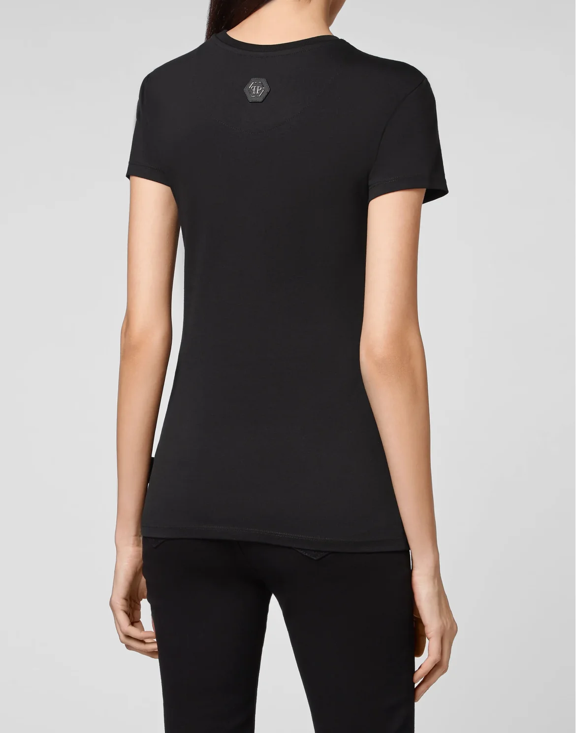 T-shirt Round Neck SS Teddy Bear, цвет: Черный