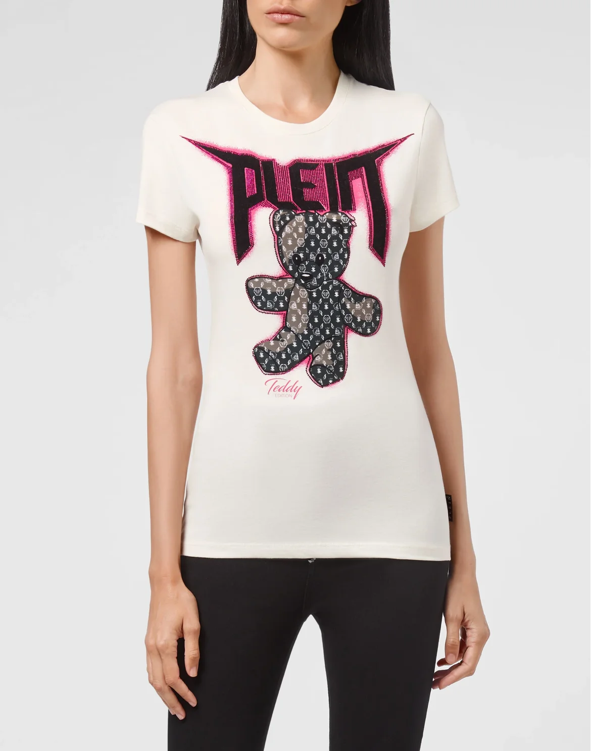 T-shirt Round Neck SS Teddy Bear, цвет: Бежевый
