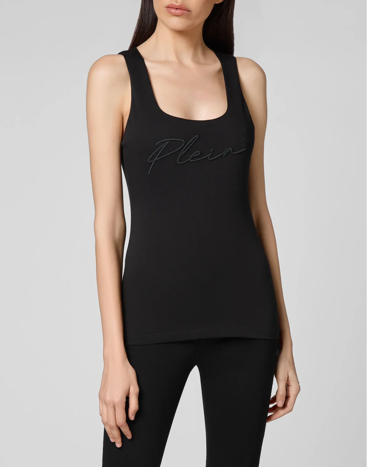 Leisurewear Tank top Embroidery Signature, цвет: Черный