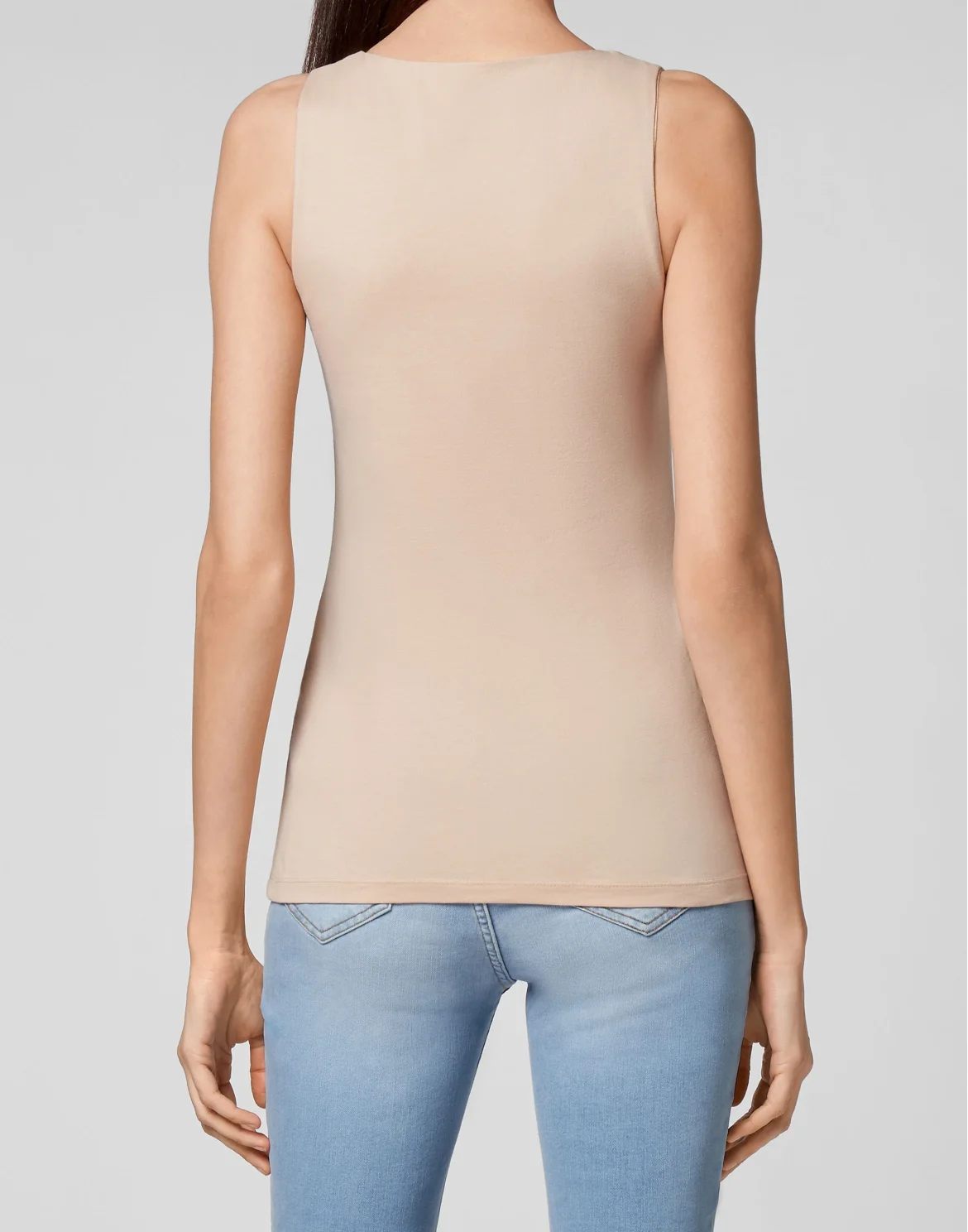 Leisurewear Tank top Embroidery Signature, цвет: Бежевый