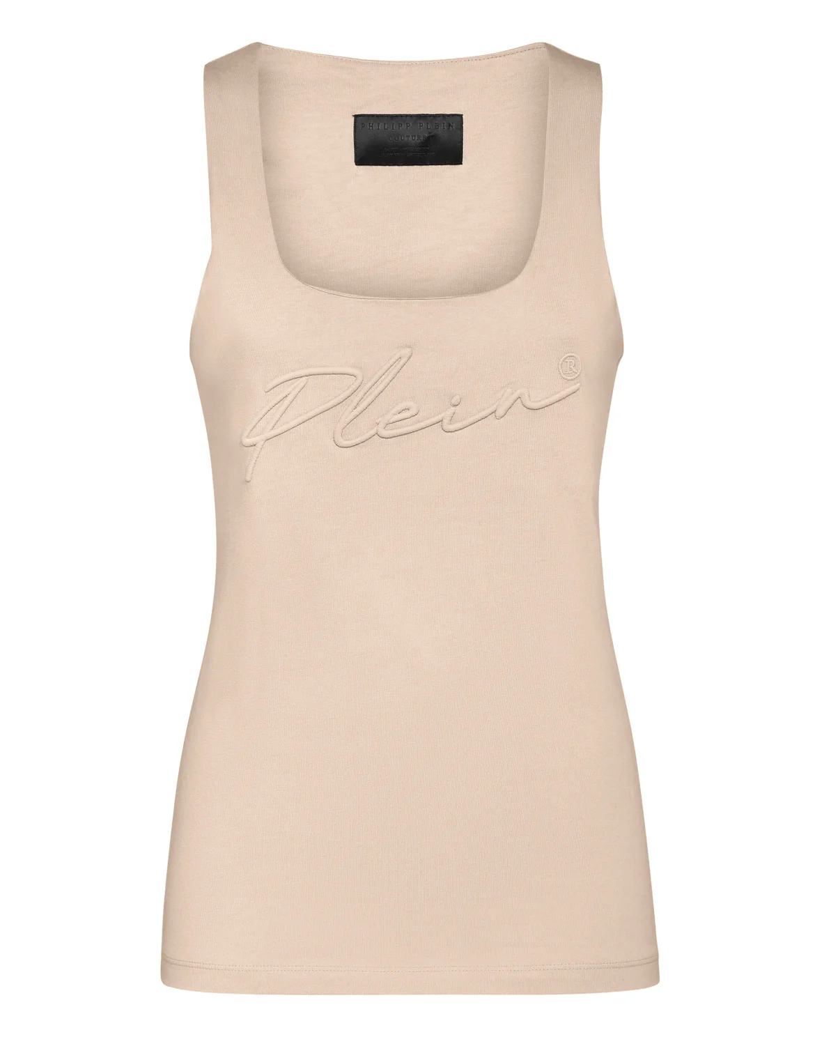 Leisurewear Tank top Embroidery Signature, цвет: Бежевый