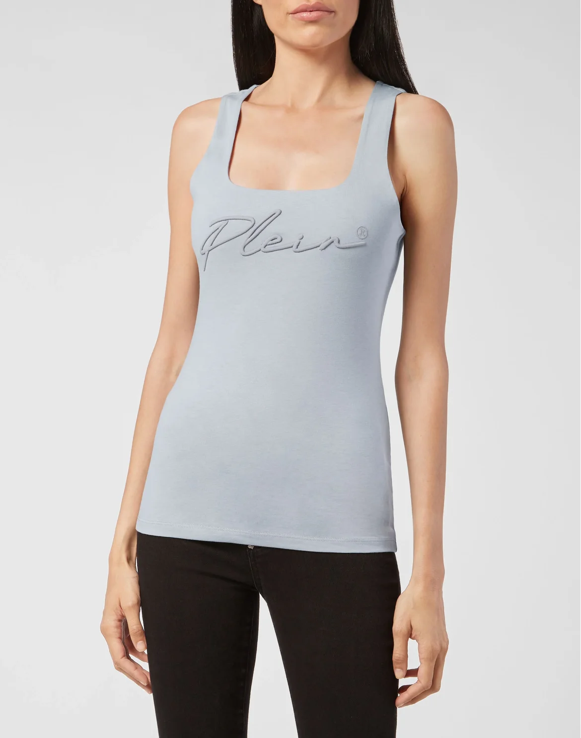 Leisurewear Tank top Embroidery Signature, цвет: Серый