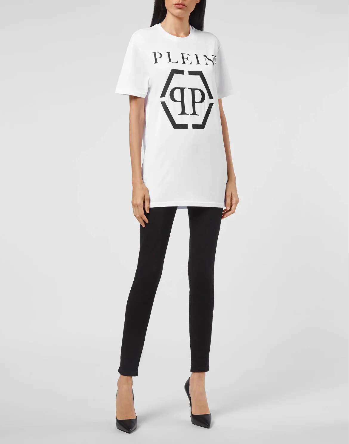 T-shirt Round Neck SS Hexagon, цвет: Белый