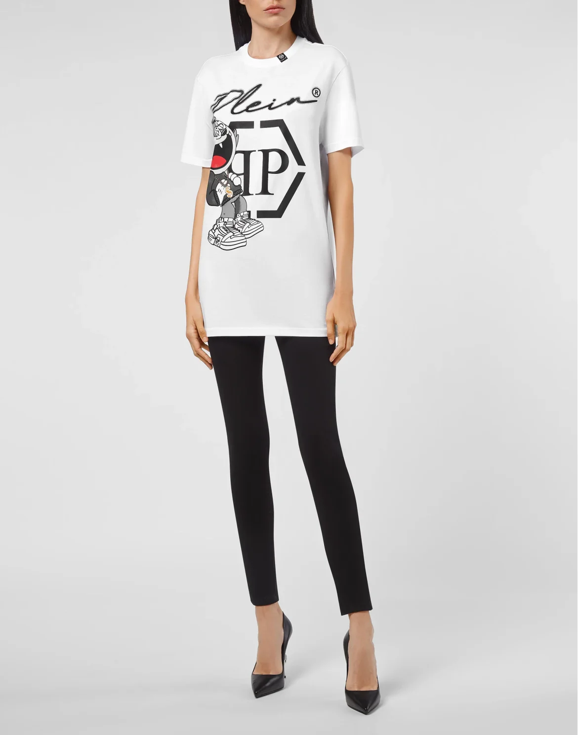 T-shirt Round Neck SS stones Money, цвет: Белый