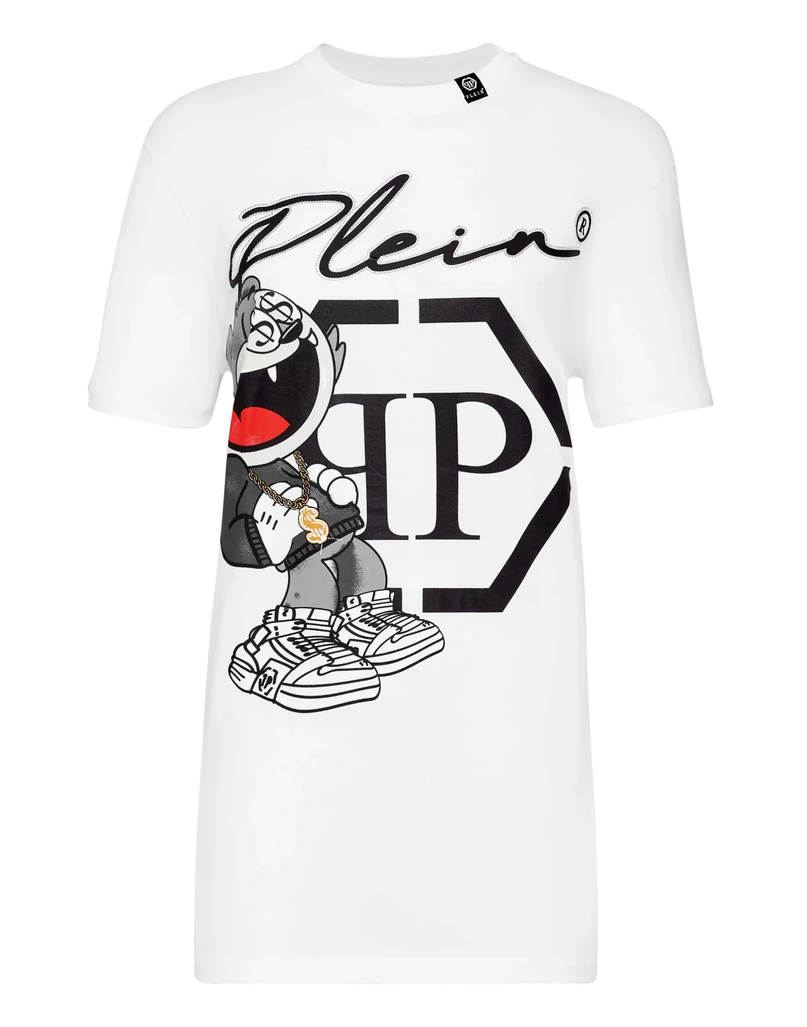T-shirt Round Neck SS stones Money, цвет: Белый