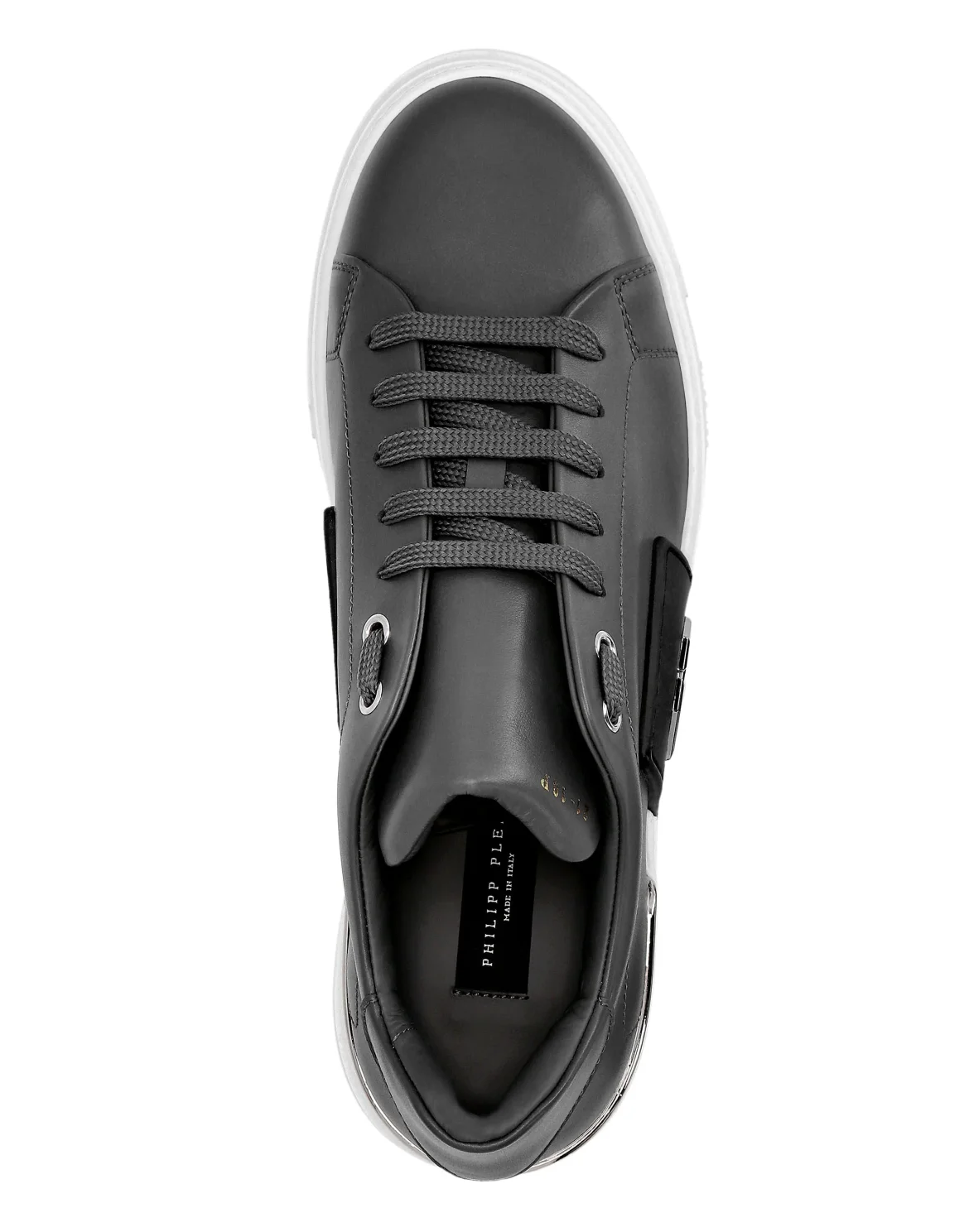 LO-TOP SNEAKERS PHANTOM KICK$ LEATHER Platinum HEXAGON, цвет: Серый