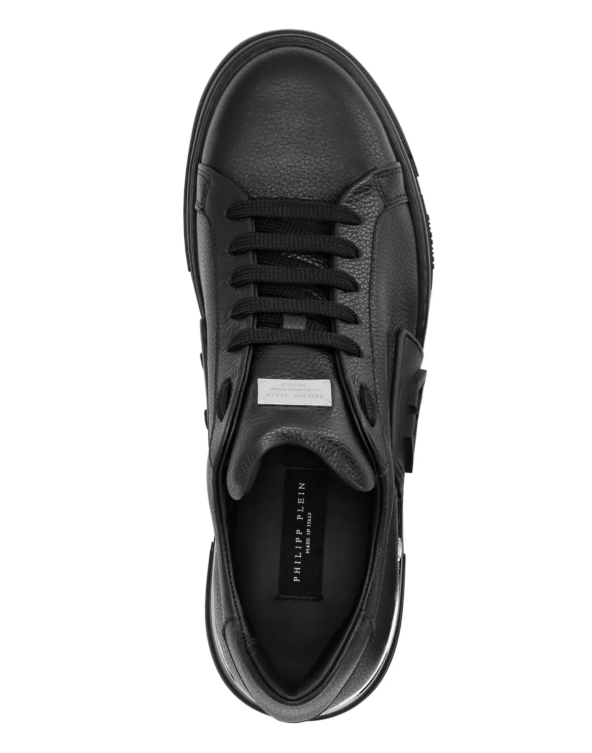 LO-TOP SNEAKERS PHANTOM KICK$ LEATHER HEXAGON, цвет: Черный