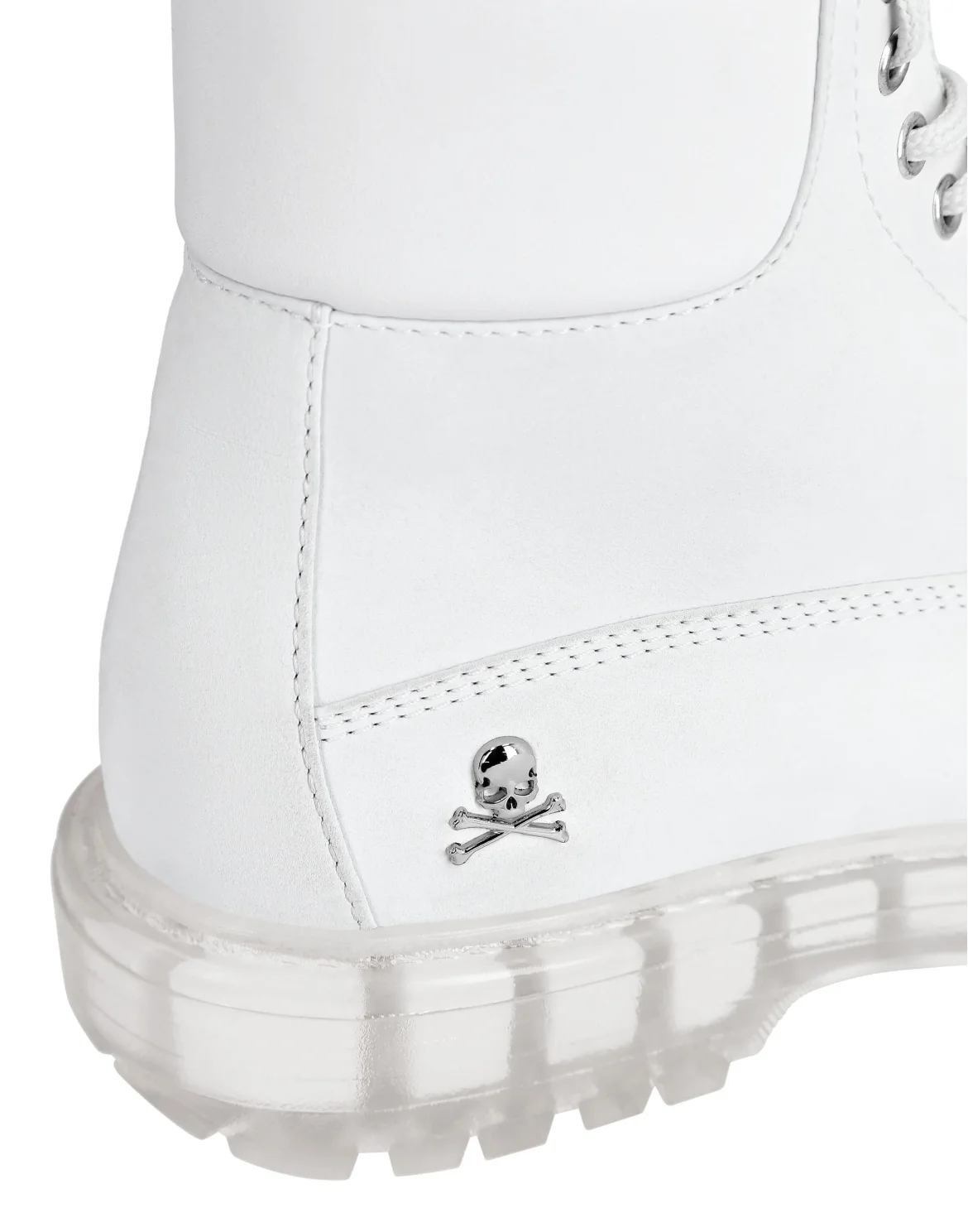 Nabuk Boots Low Flat The Hunter, цвет: Белый