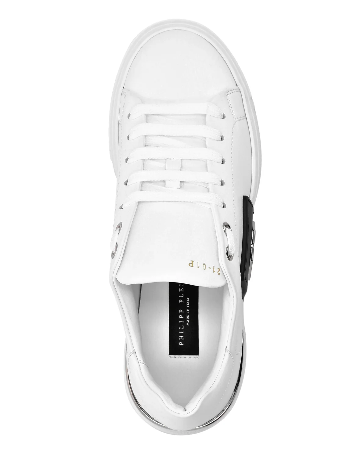 LO-TOP SNEAKERS PHANTOM KICK$ LEATHER Platinum HEXAGON, цвет: Белый