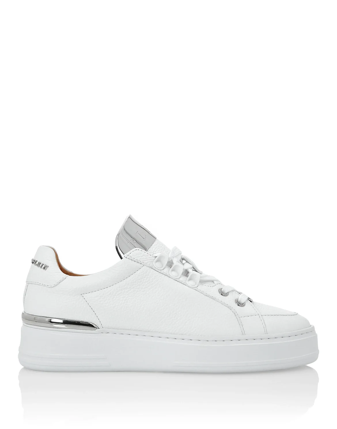 Leather Lo-Top Sneakers Silver $urfer TM, цвет: Белый
