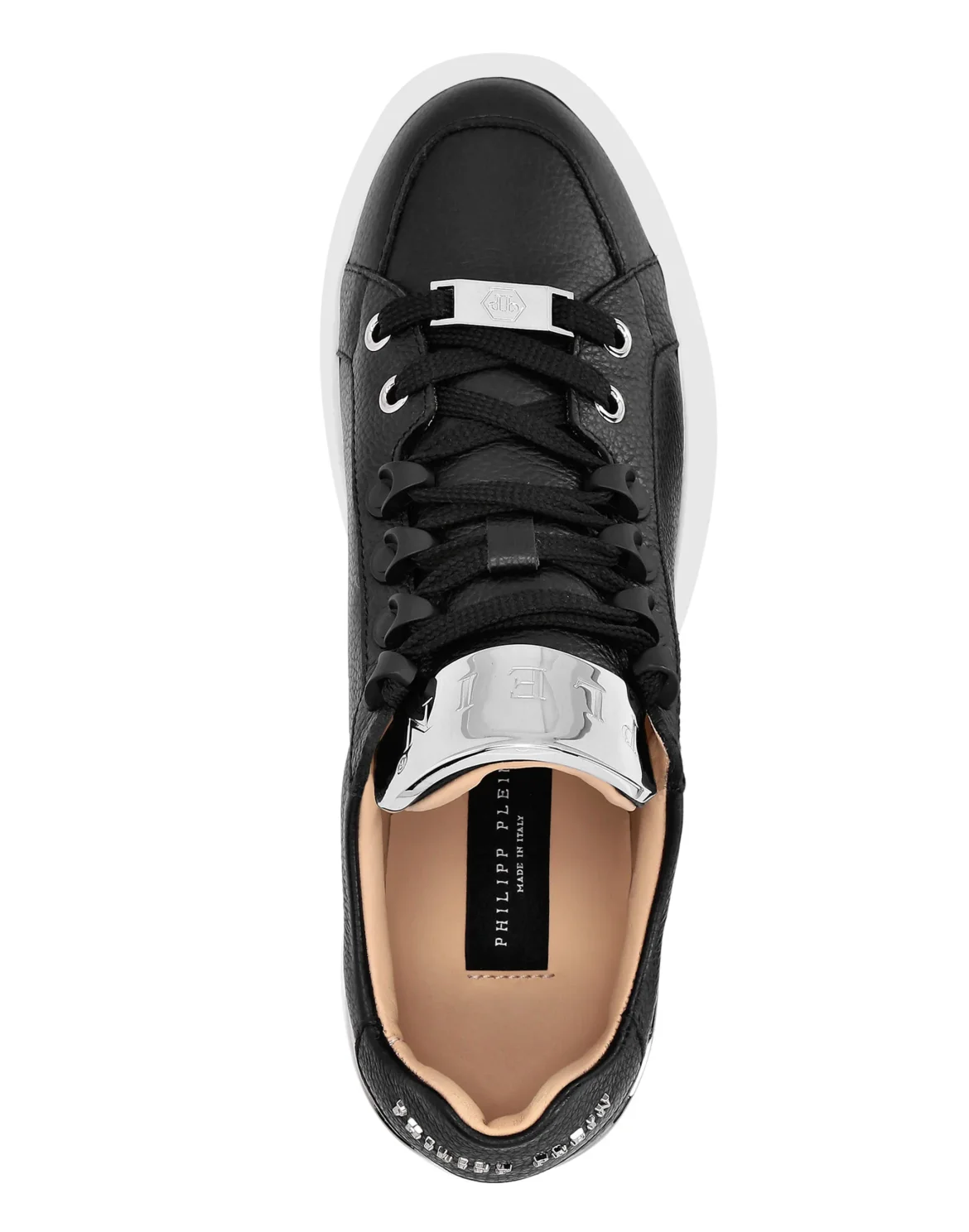 Leather Lo-Top Sneakers Silver $urfer TM, цвет: Черный