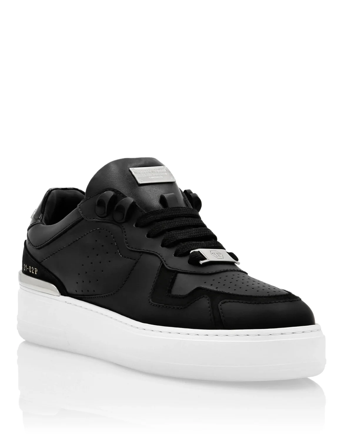 Lo-Top Sneakers mix materials G.O.A.T. TM, цвет: Черный