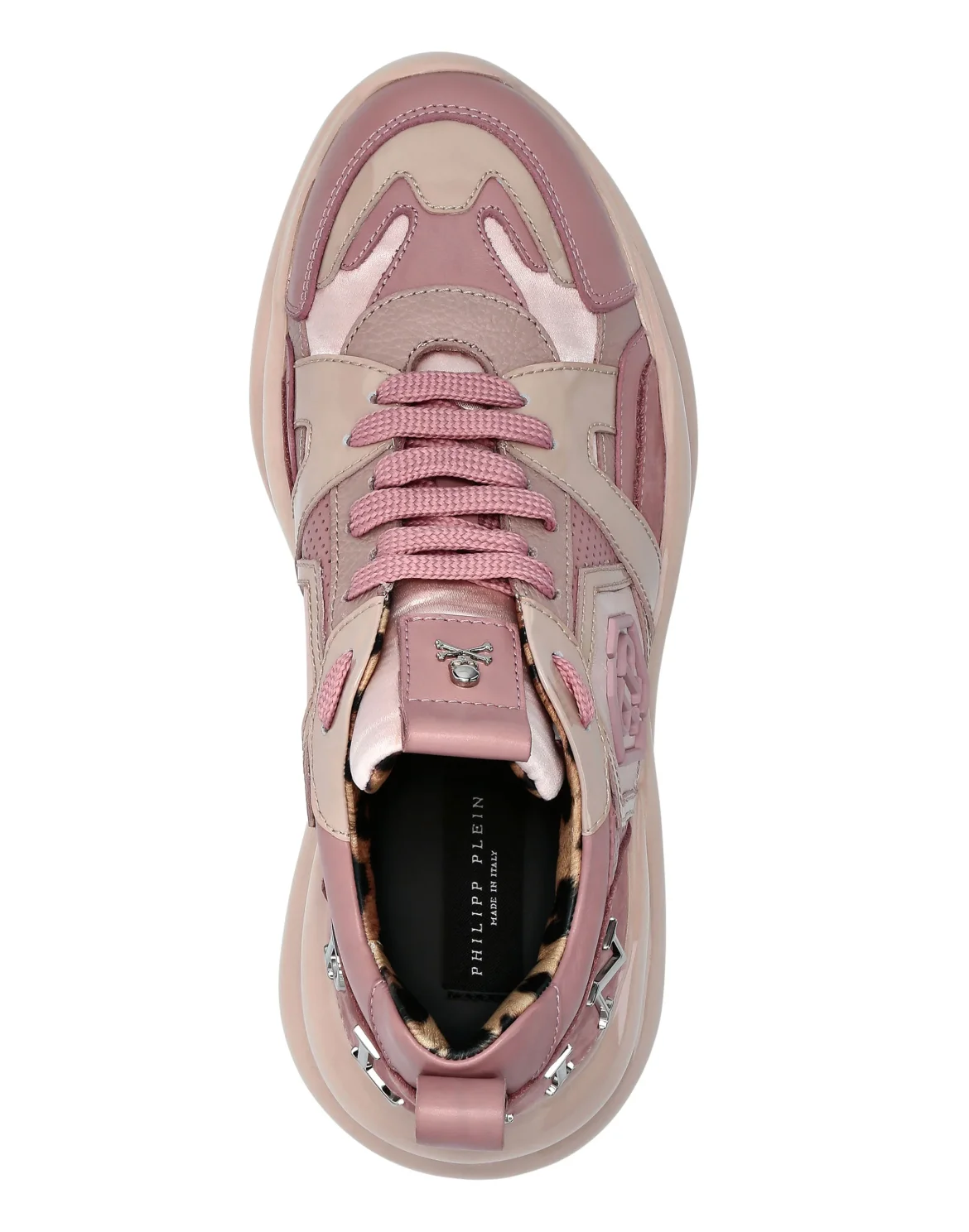 Runner mix materials Plein Hurricane, цвет: Розовый