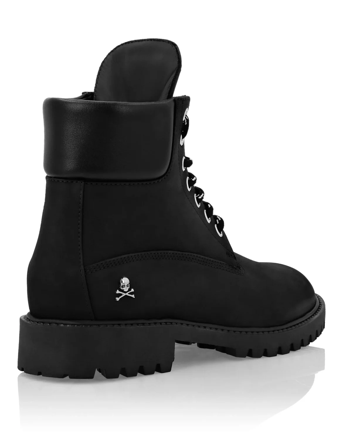 Nabuk Boots Low Flat The Hunter, цвет: Черный