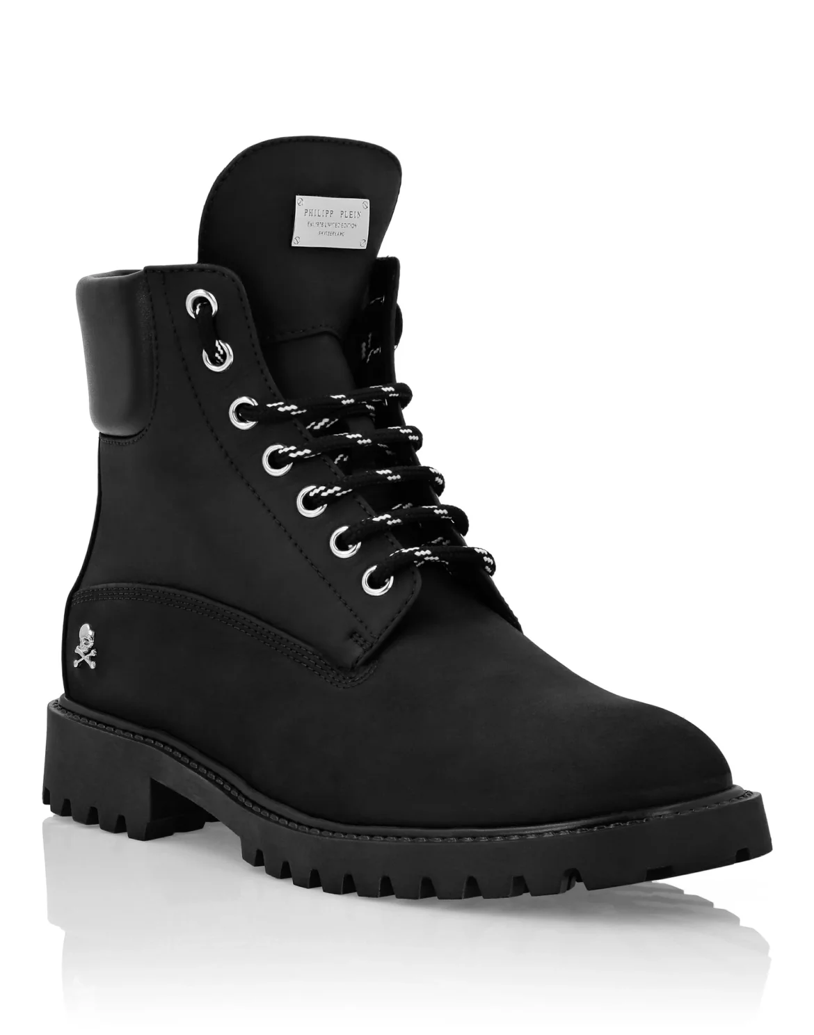 Nabuk Boots Low Flat The Hunter, цвет: Черный