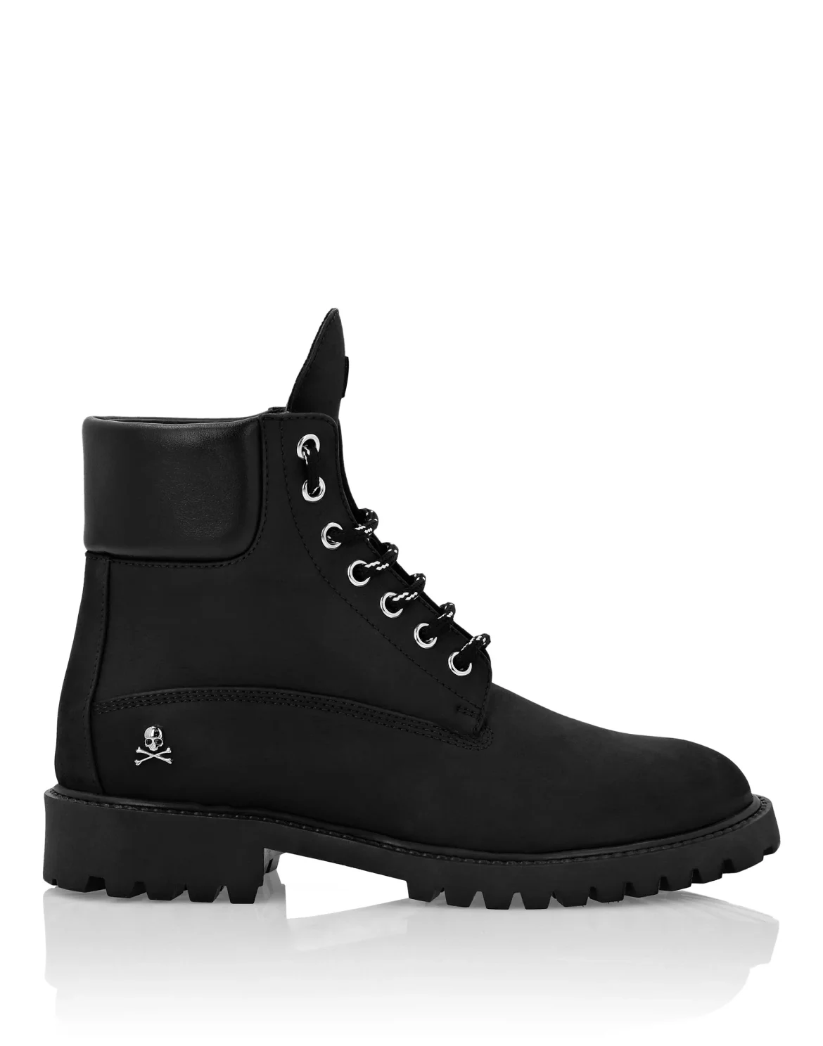 Nabuk Boots Low Flat The Hunter, цвет: Черный