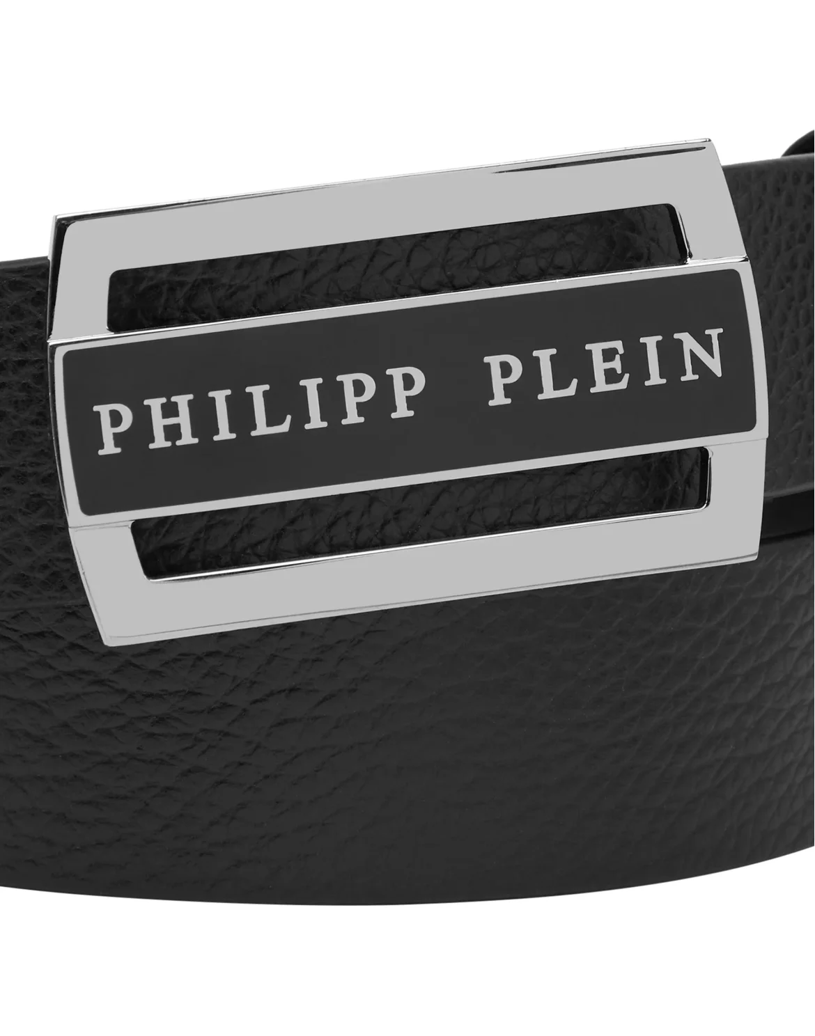 St Alce Leather Belt Philipp Plein TM, цвет: Черный