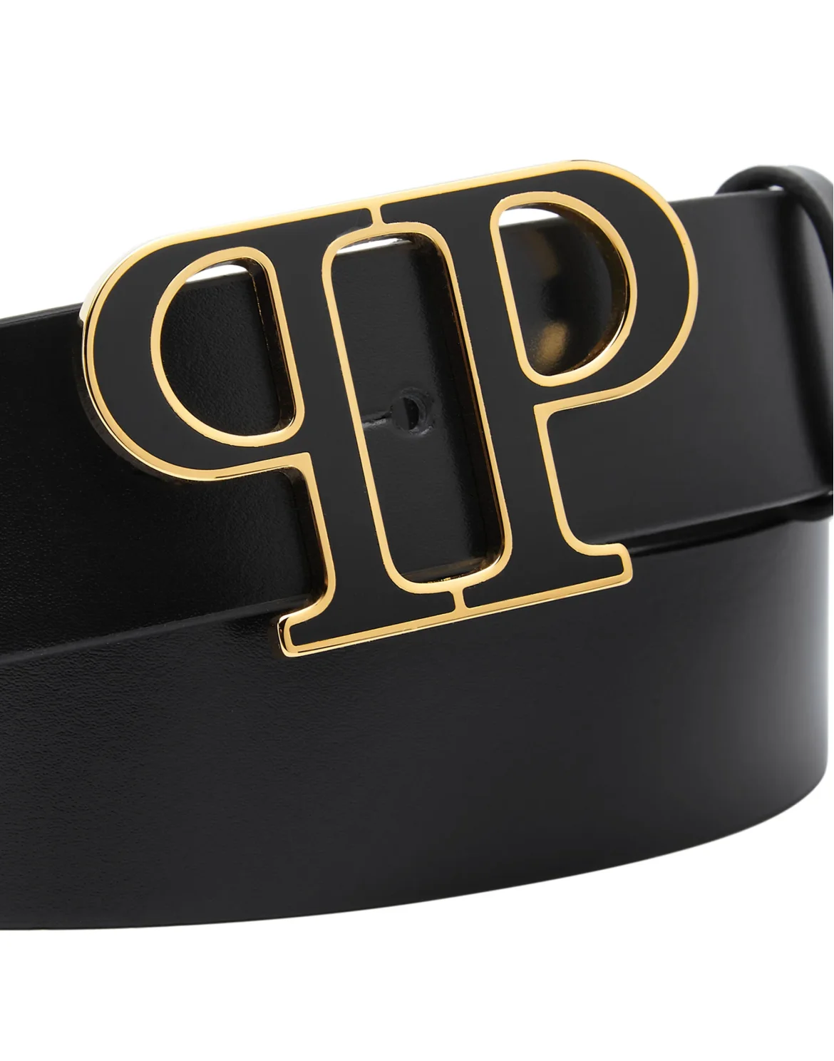 Leather Belt Philipp Plein TM, цвет: Черный