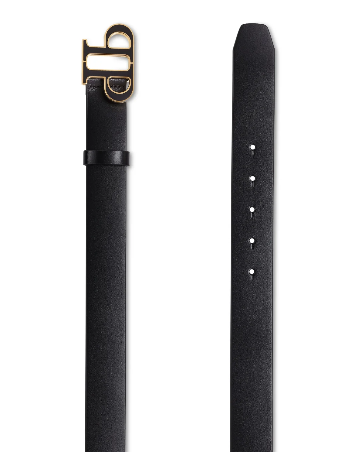 Leather Belt Philipp Plein TM, цвет: Черный