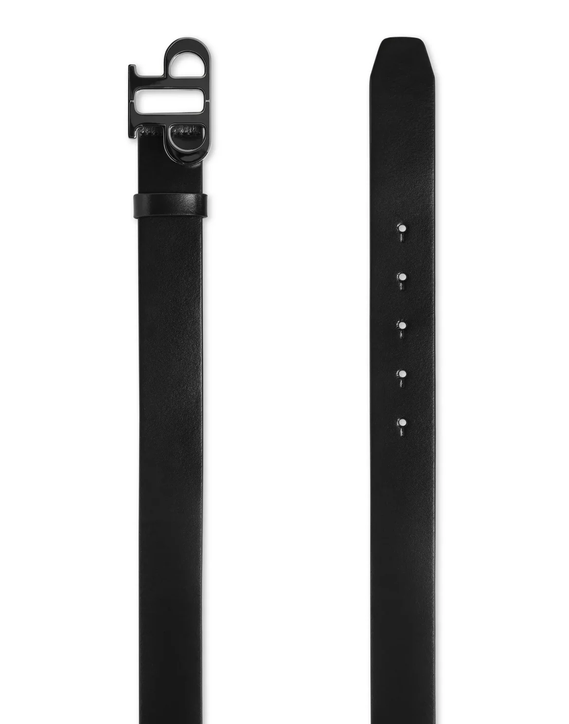 Leather Belt Philipp Plein TM, цвет: Черный