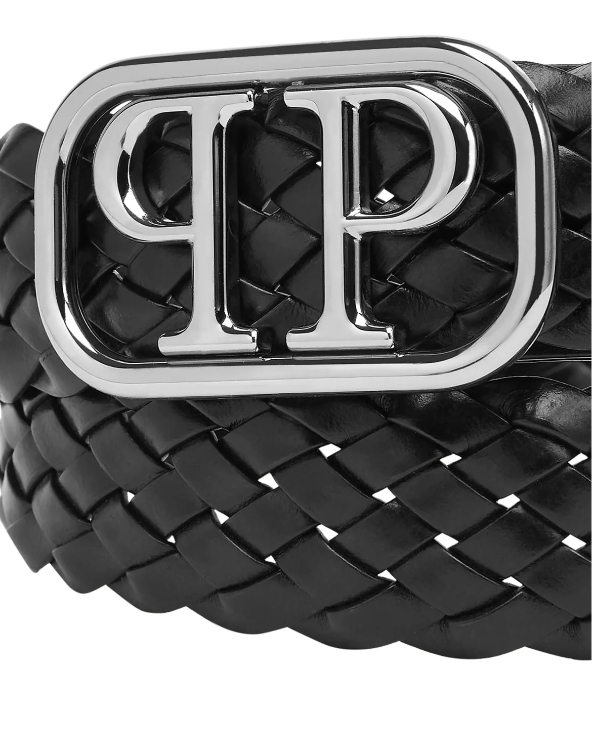 Leather Belt Philipp Plein TM, цвет: Черный